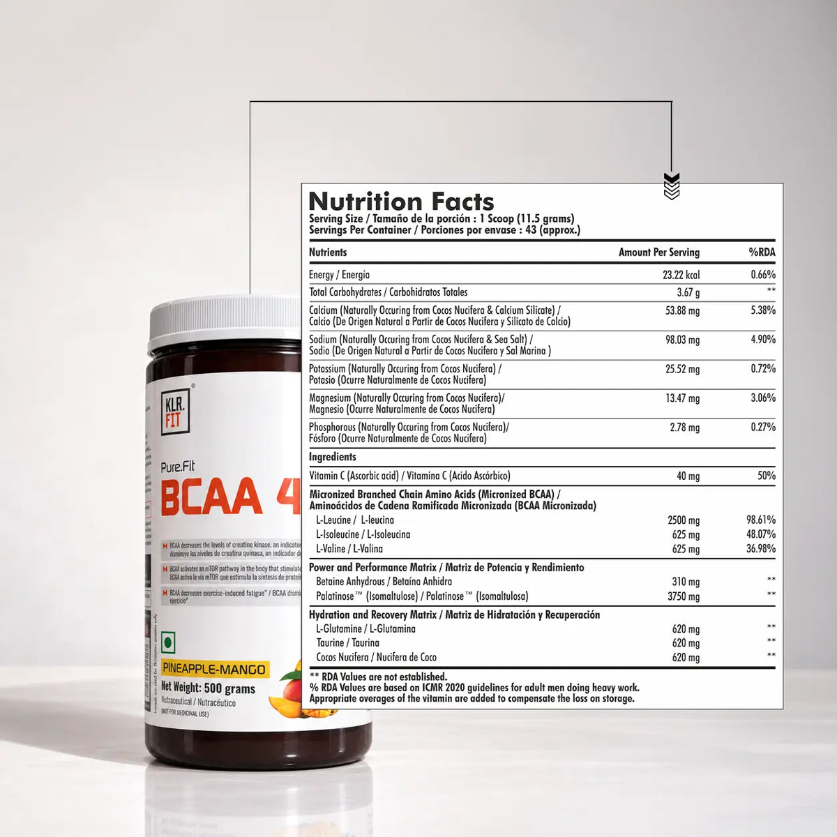 BCAA 4:1:1 500g