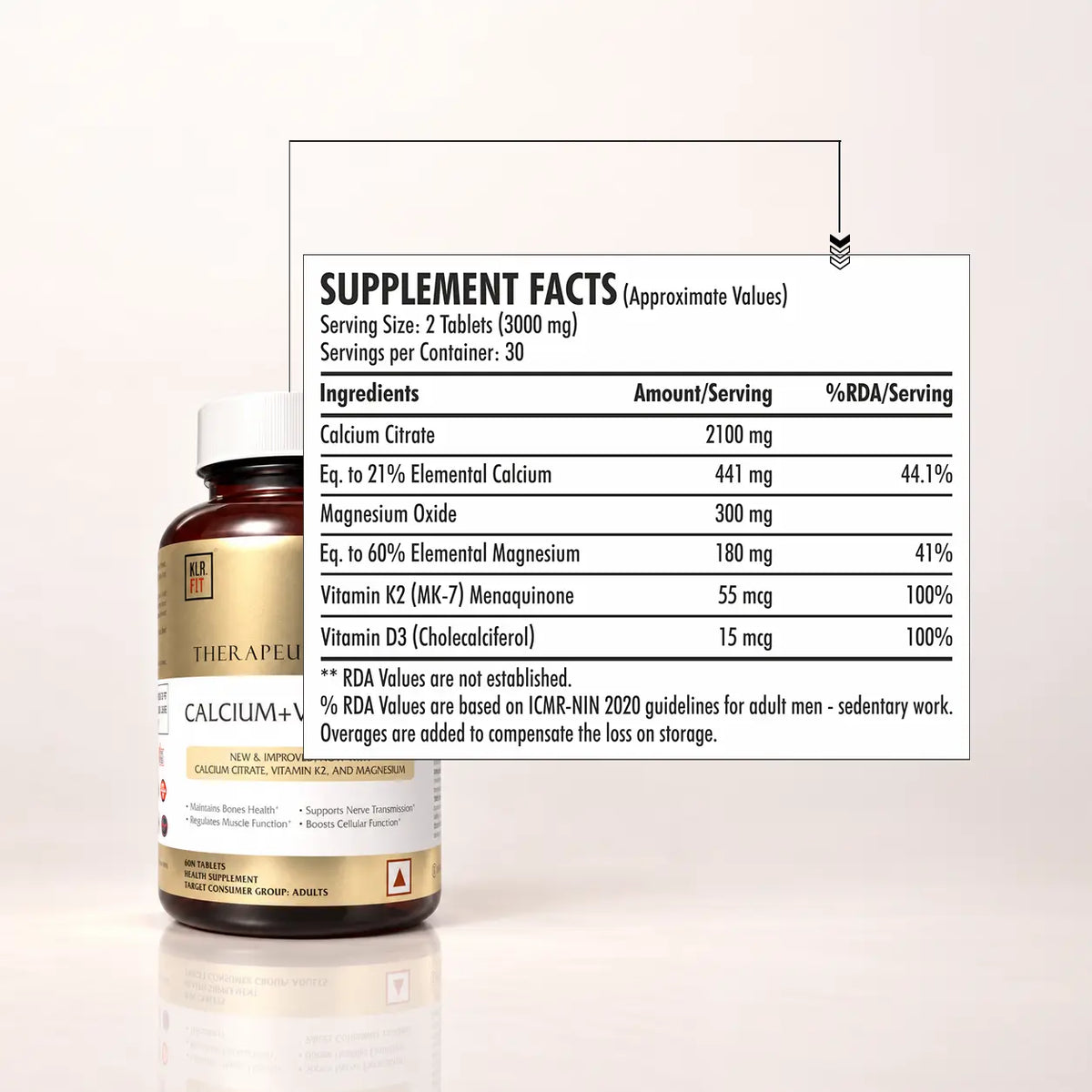 Calcium + Vitamin D3