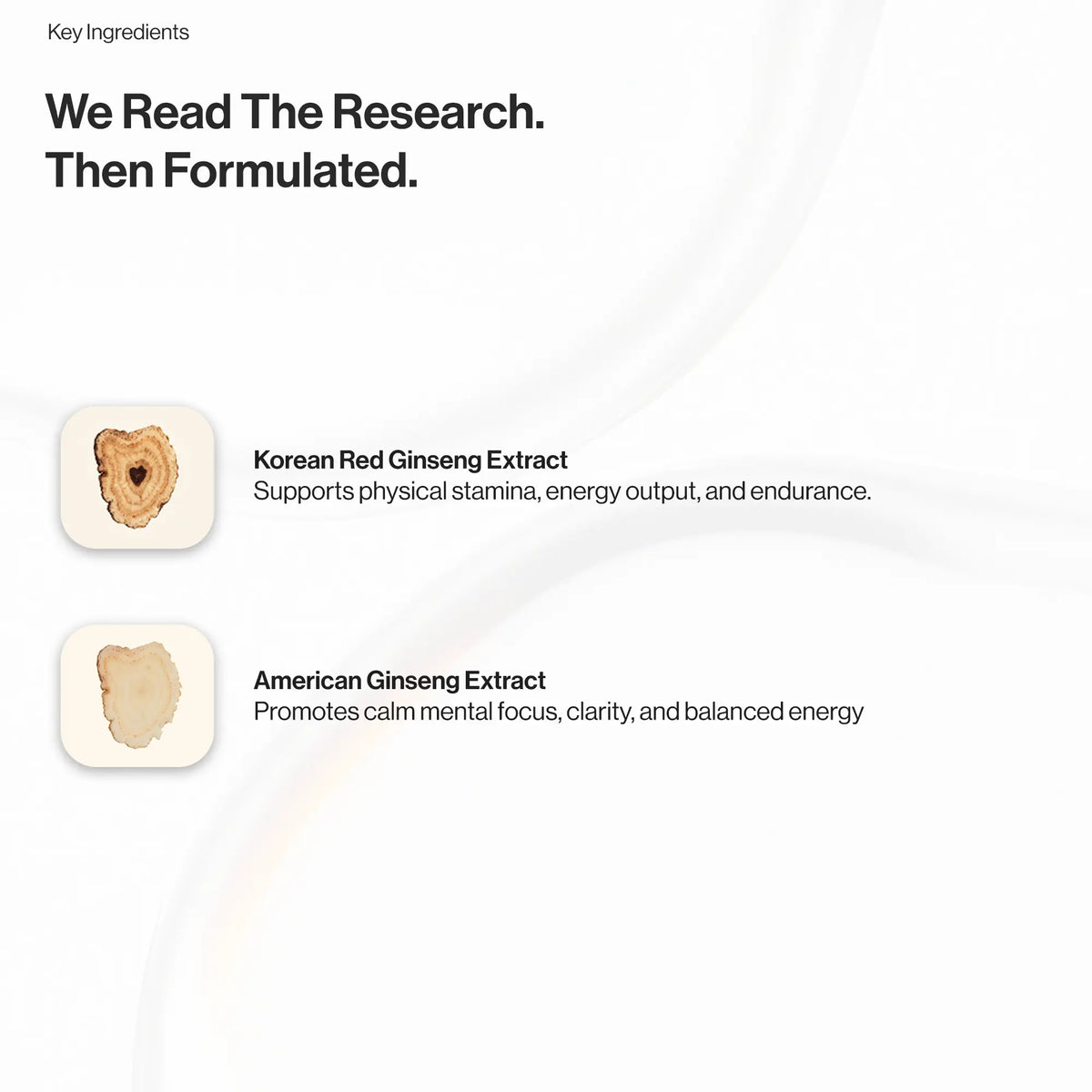 Red Korean & American Ginseng
